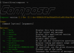 composer常用命令与升级composer